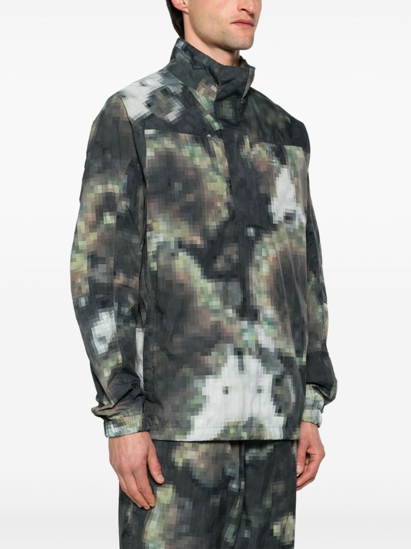 Green Laugardalur Tundra-print Jacket