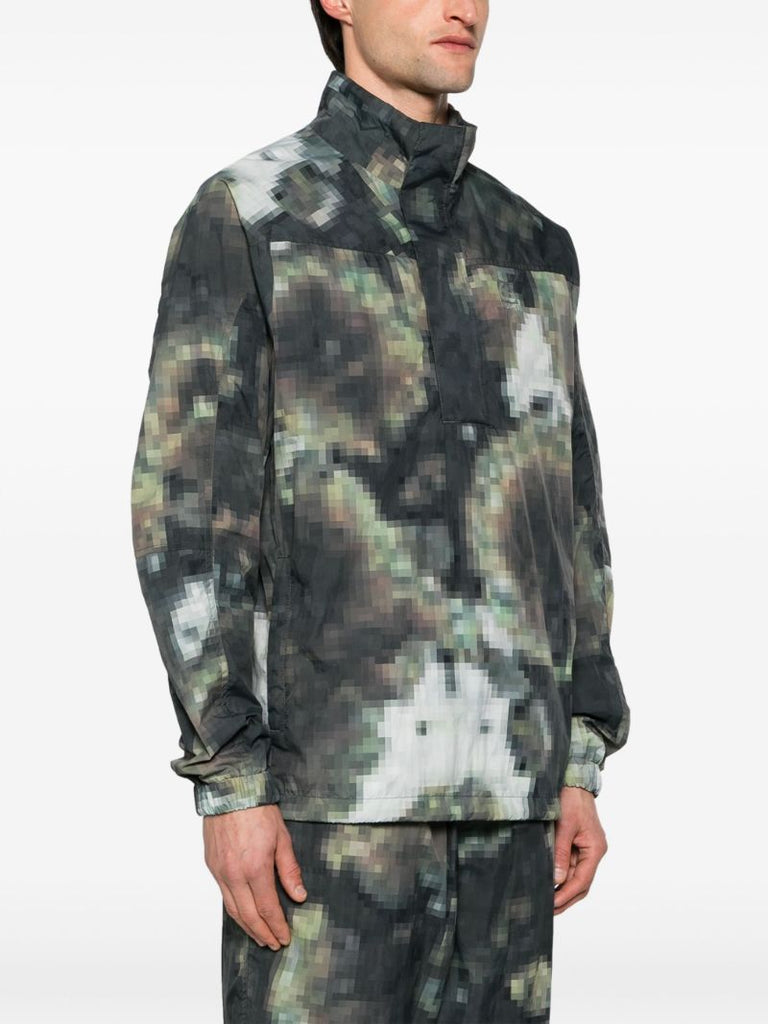 Green Laugardalur Tundra-print Jacket