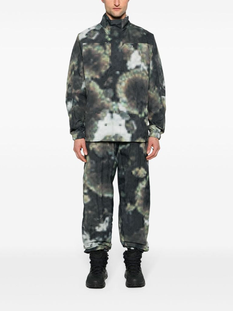Green Laugardalur Tundra-print Jacket