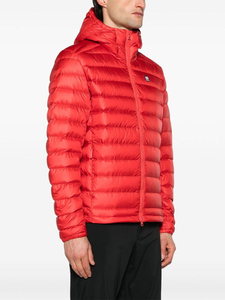Red Keilir Hooded Quilted Jacket