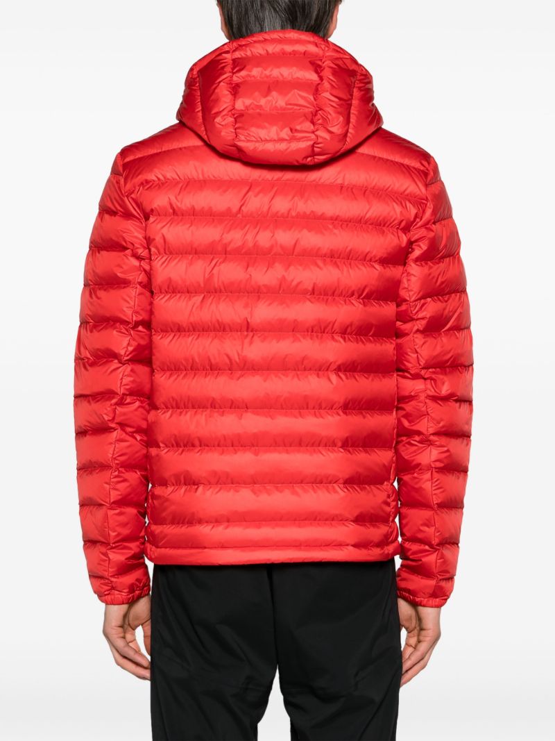 Red Keilir Hooded Quilted Jacket
