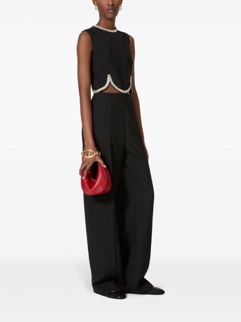 Cut-out Wide-leg Jumpsuit