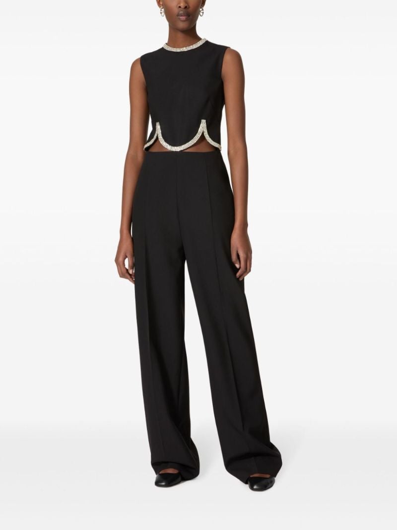 Cut-out Wide-leg Jumpsuit