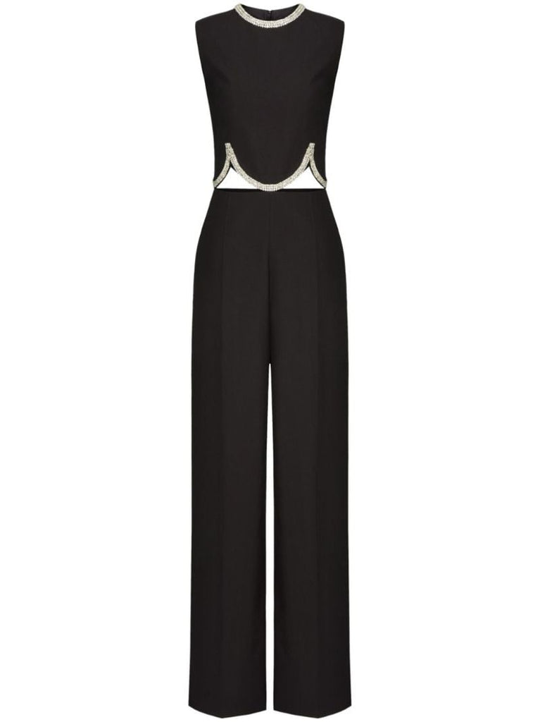Cut-out Wide-leg Jumpsuit