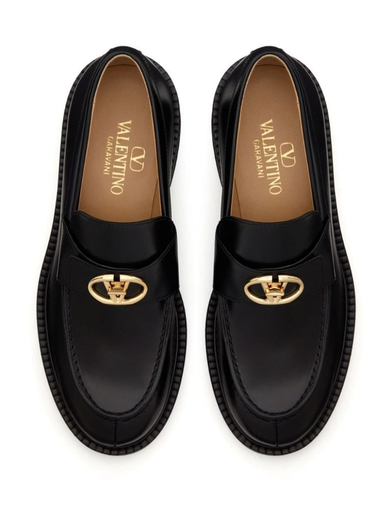 Vlogo Locker Leather Loafers