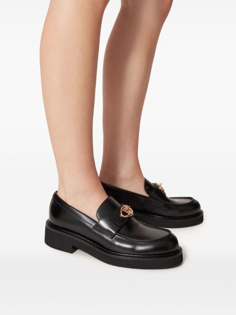 Vlogo Locker Leather Loafers