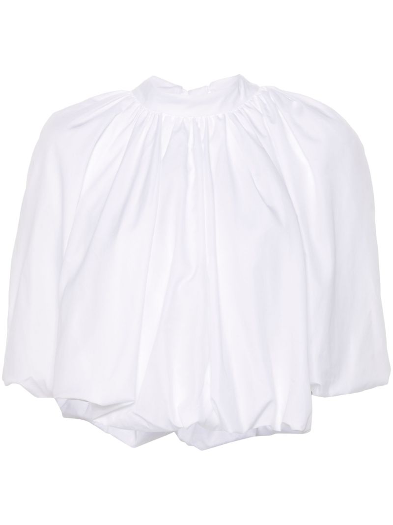 Back-bow Balloon Blouse