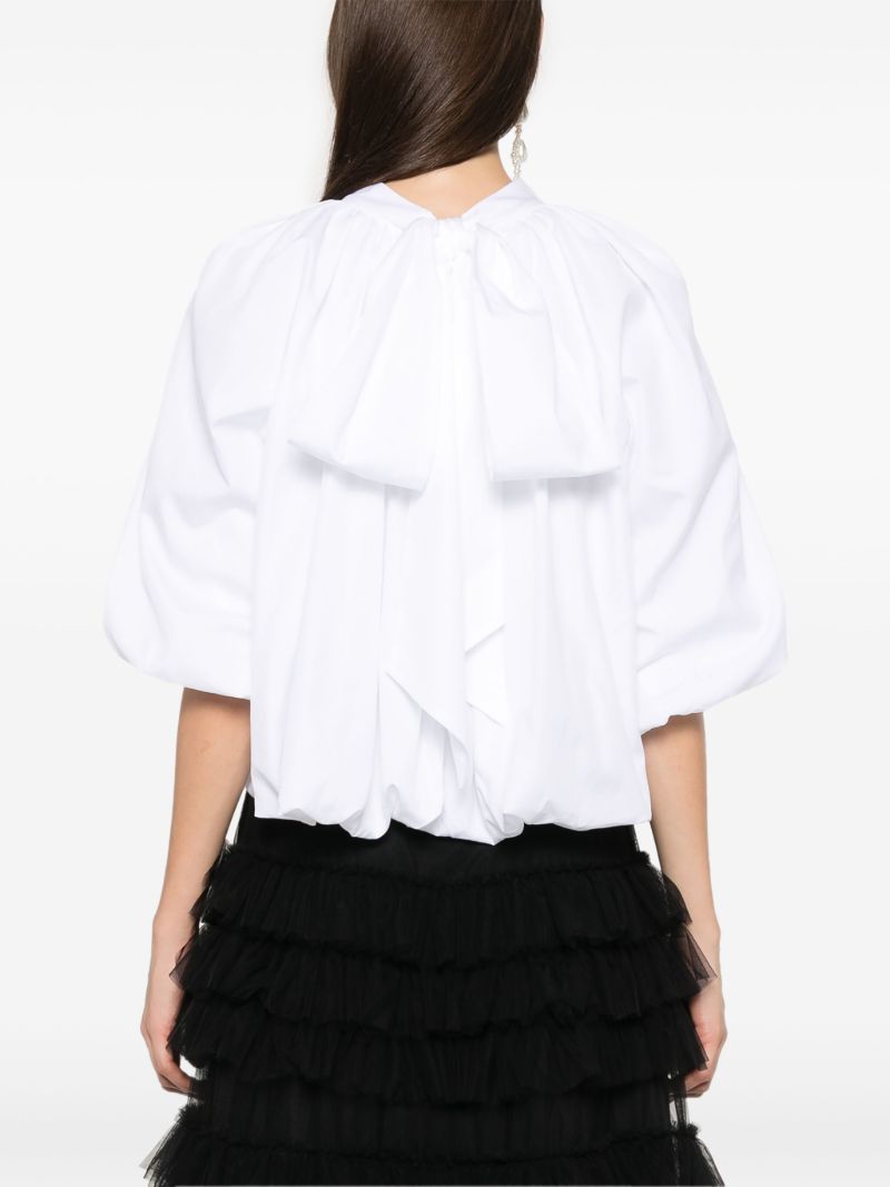 Back-bow Balloon Blouse