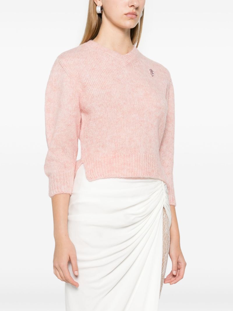 Crystal-embellished Sweater