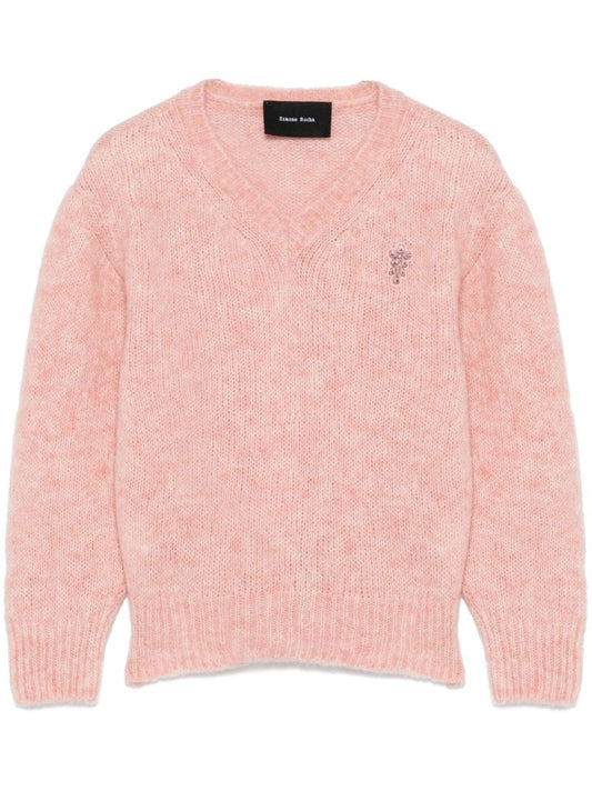 Crystal-embellished Sweater