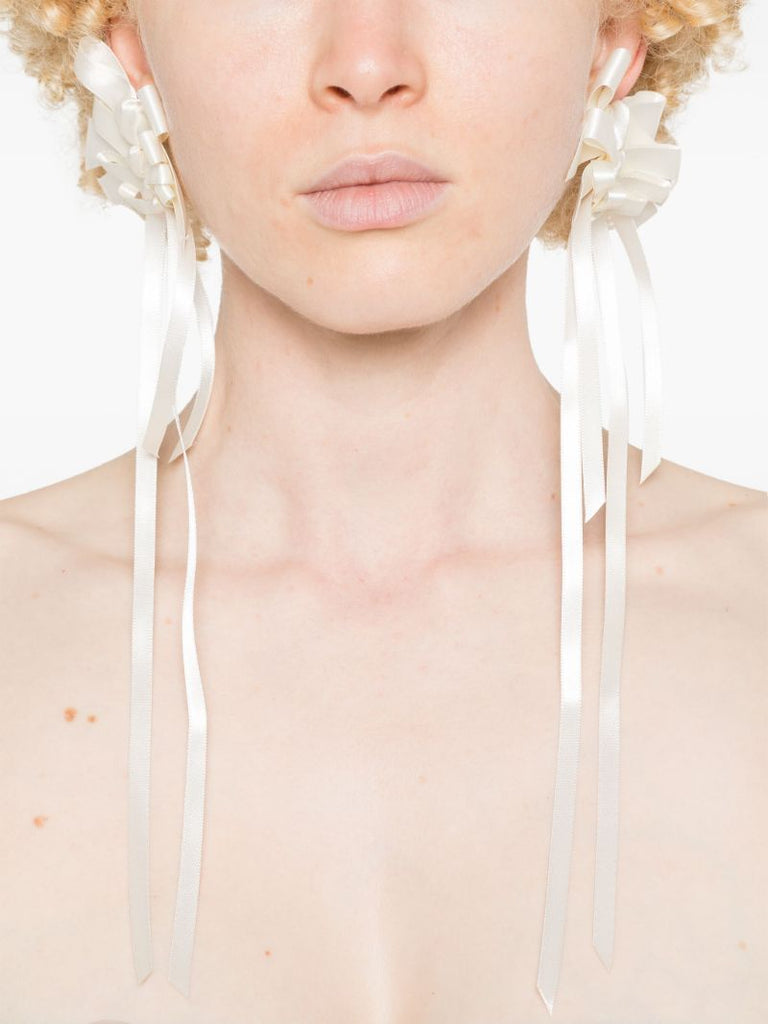 Rosette Bow Earrings