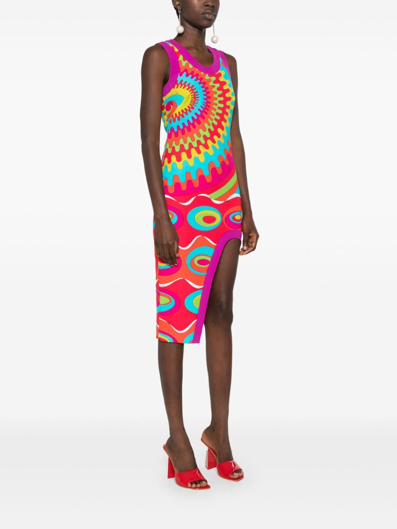 Pink Bersaglio Asymmetric Dress
