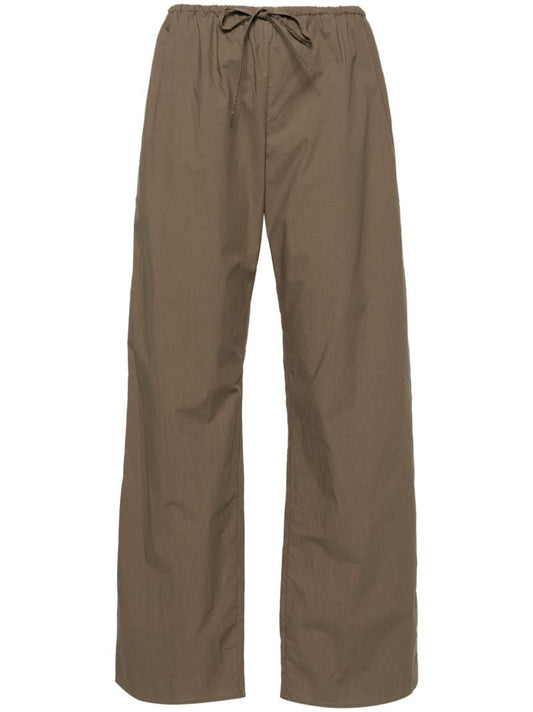 Green Organic Cotton Trousers