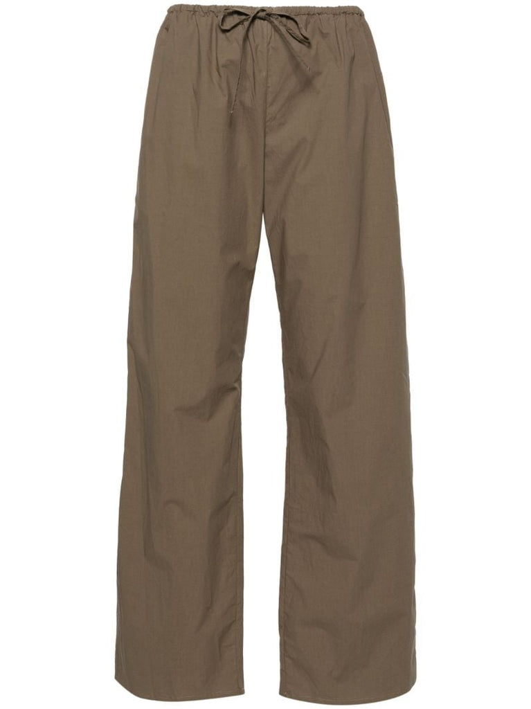 Green Organic Cotton Trousers