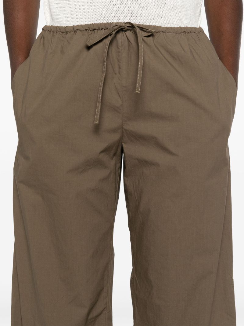 Green Organic Cotton Trousers