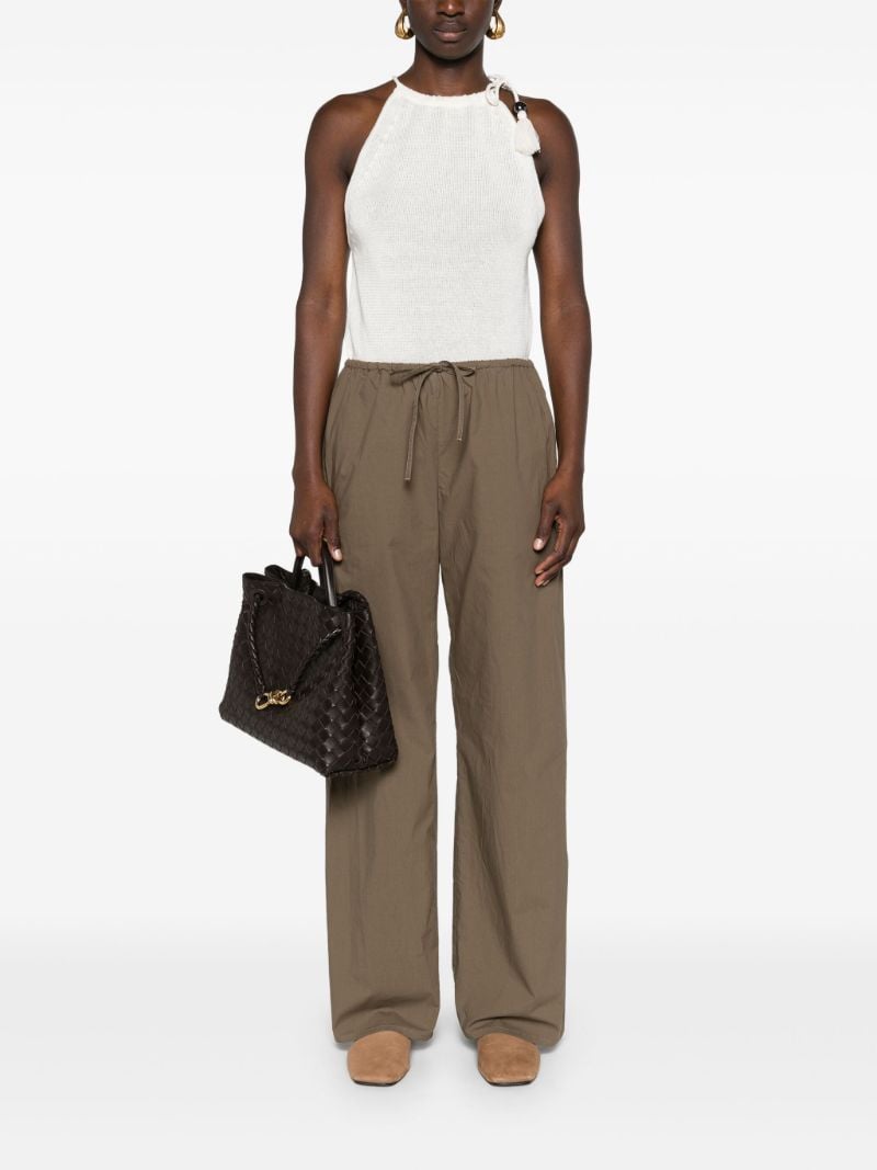 Green Organic Cotton Trousers