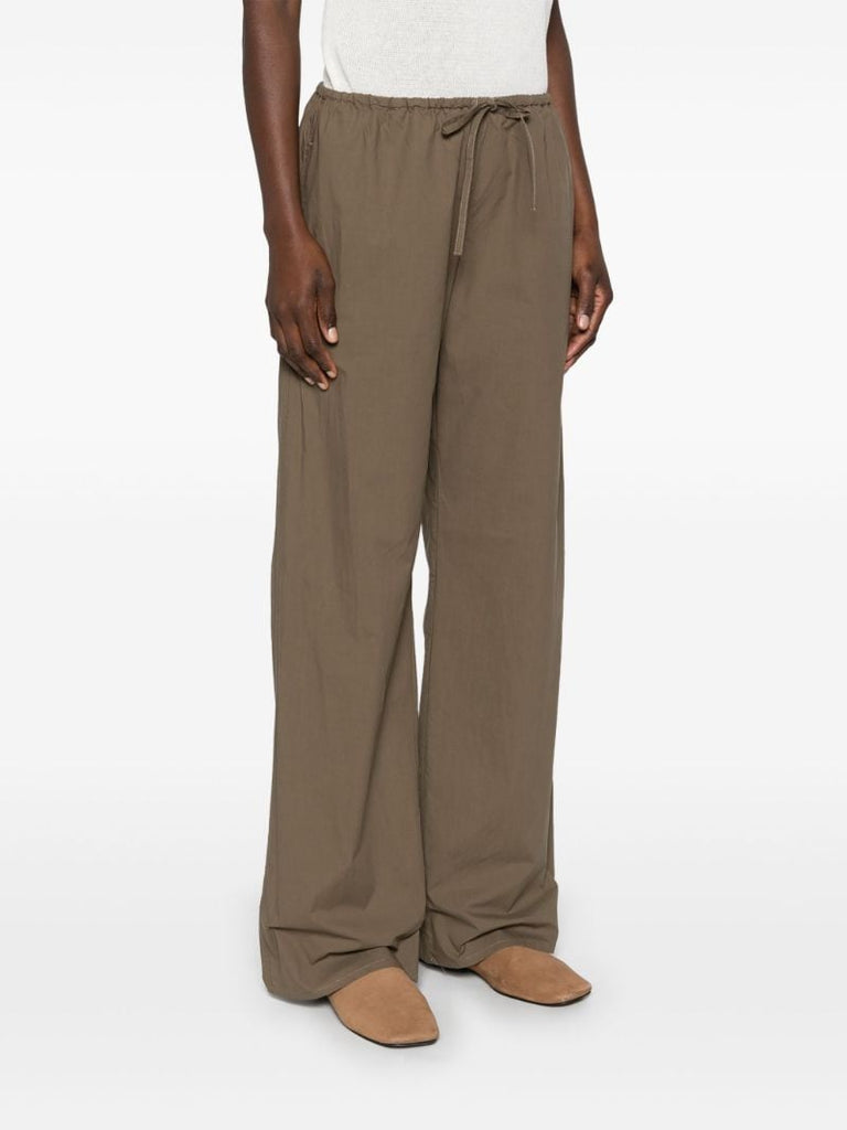 Green Organic Cotton Trousers