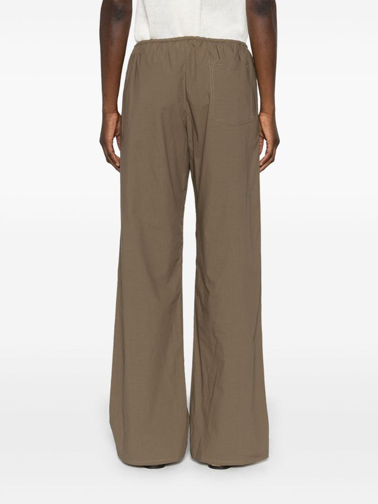 Green Organic Cotton Trousers