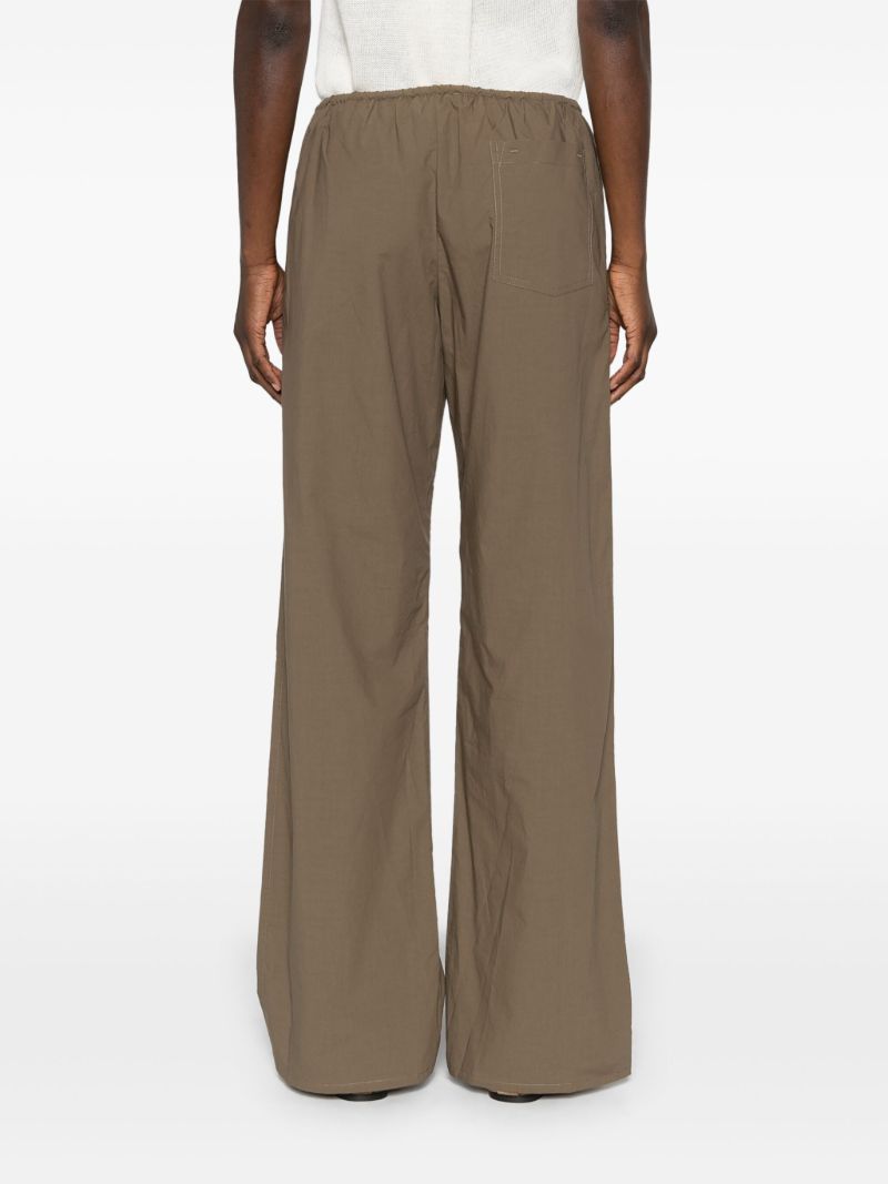 Green Organic Cotton Trousers