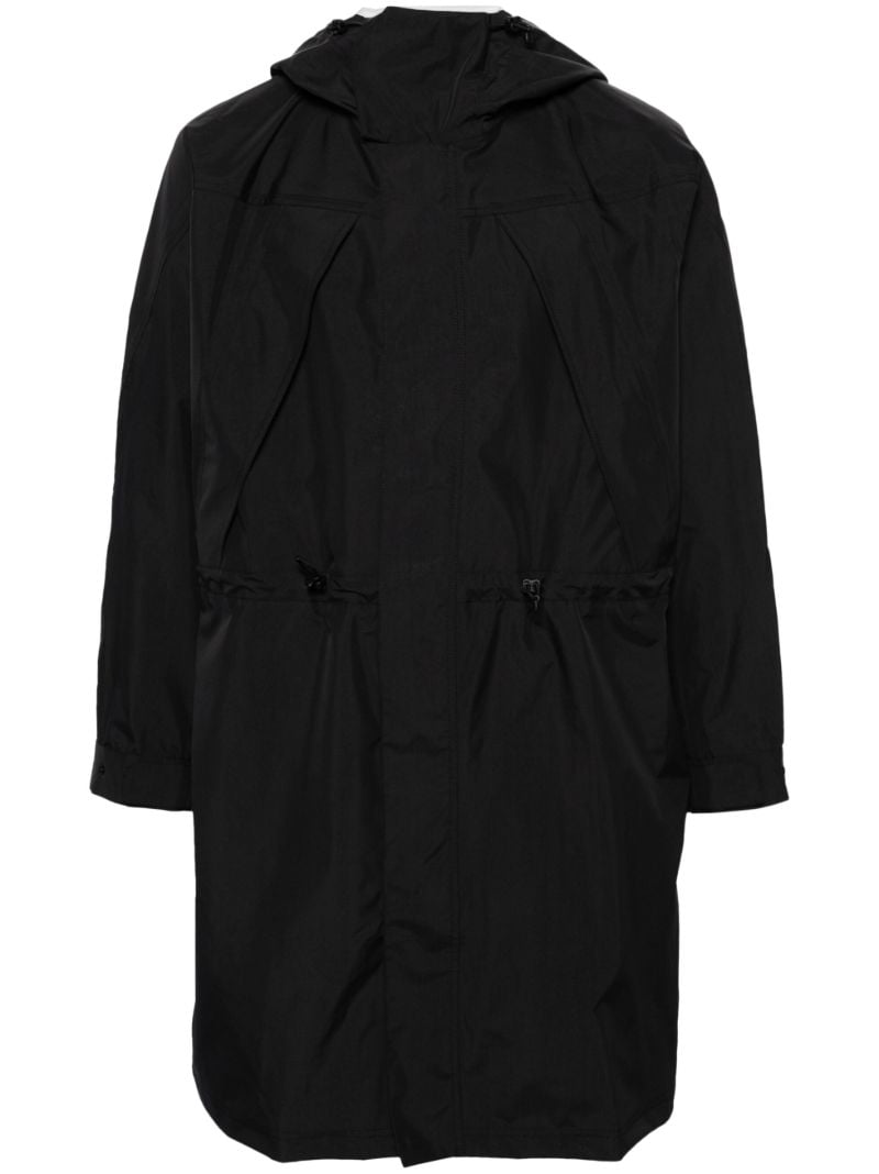 Black Laugardalur Hooded Parka