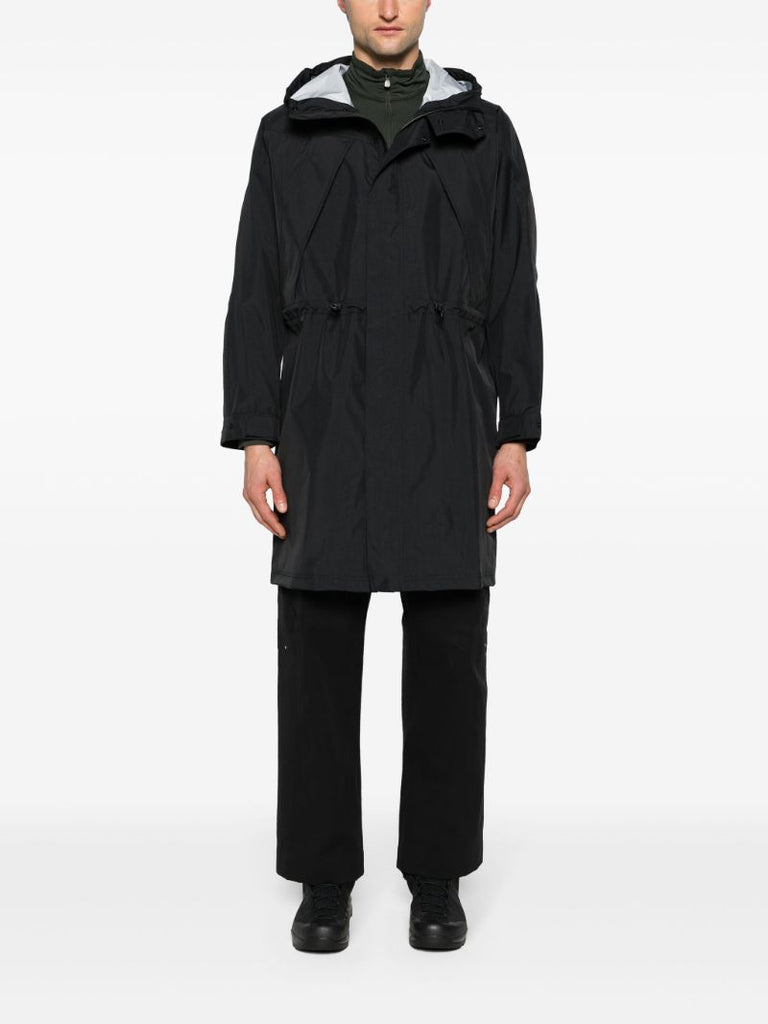 Black Laugardalur Hooded Parka