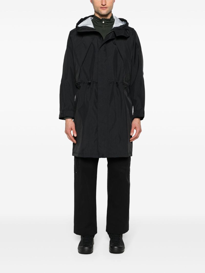 Black Laugardalur Hooded Parka