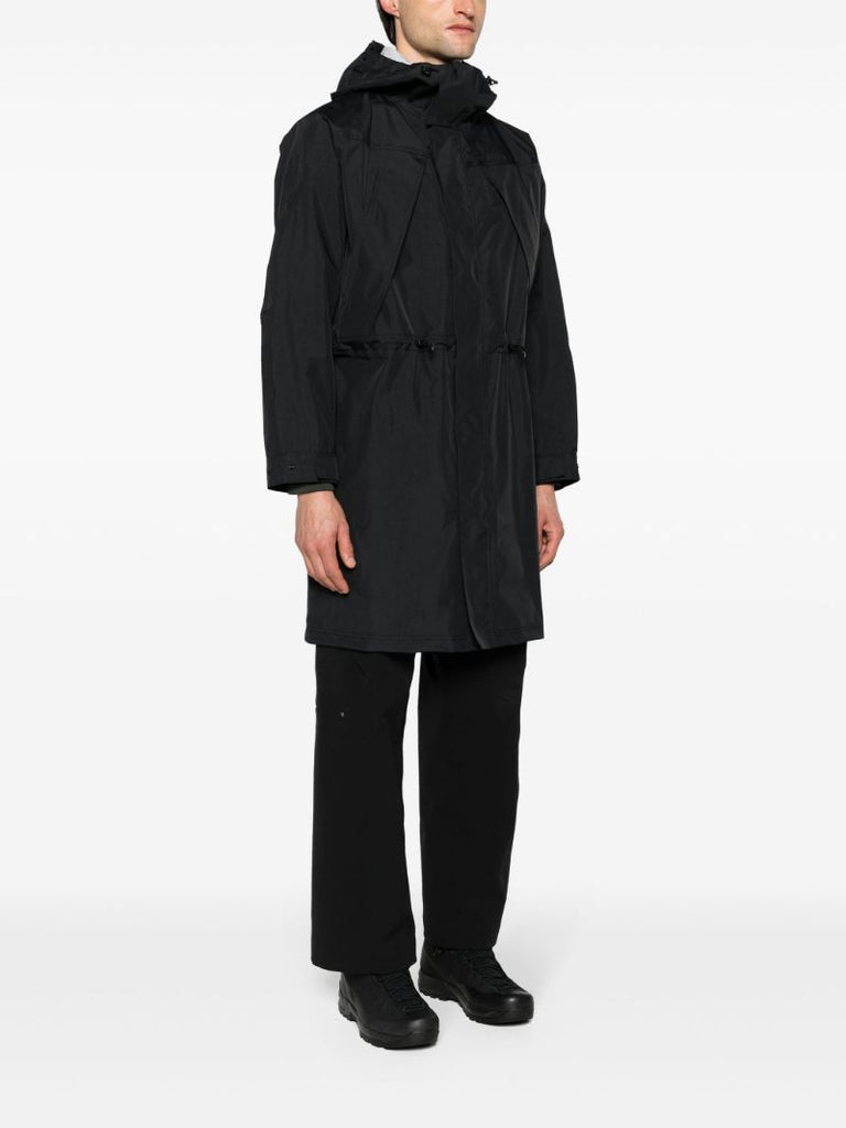 Black Laugardalur Hooded Parka