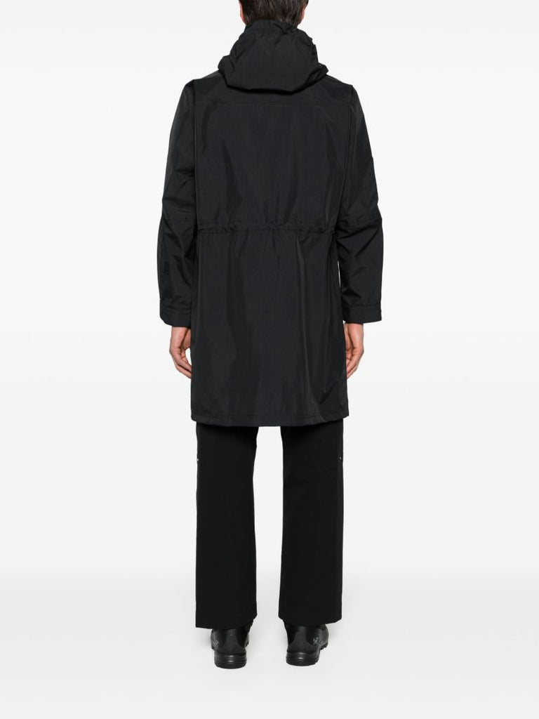 Black Laugardalur Hooded Parka
