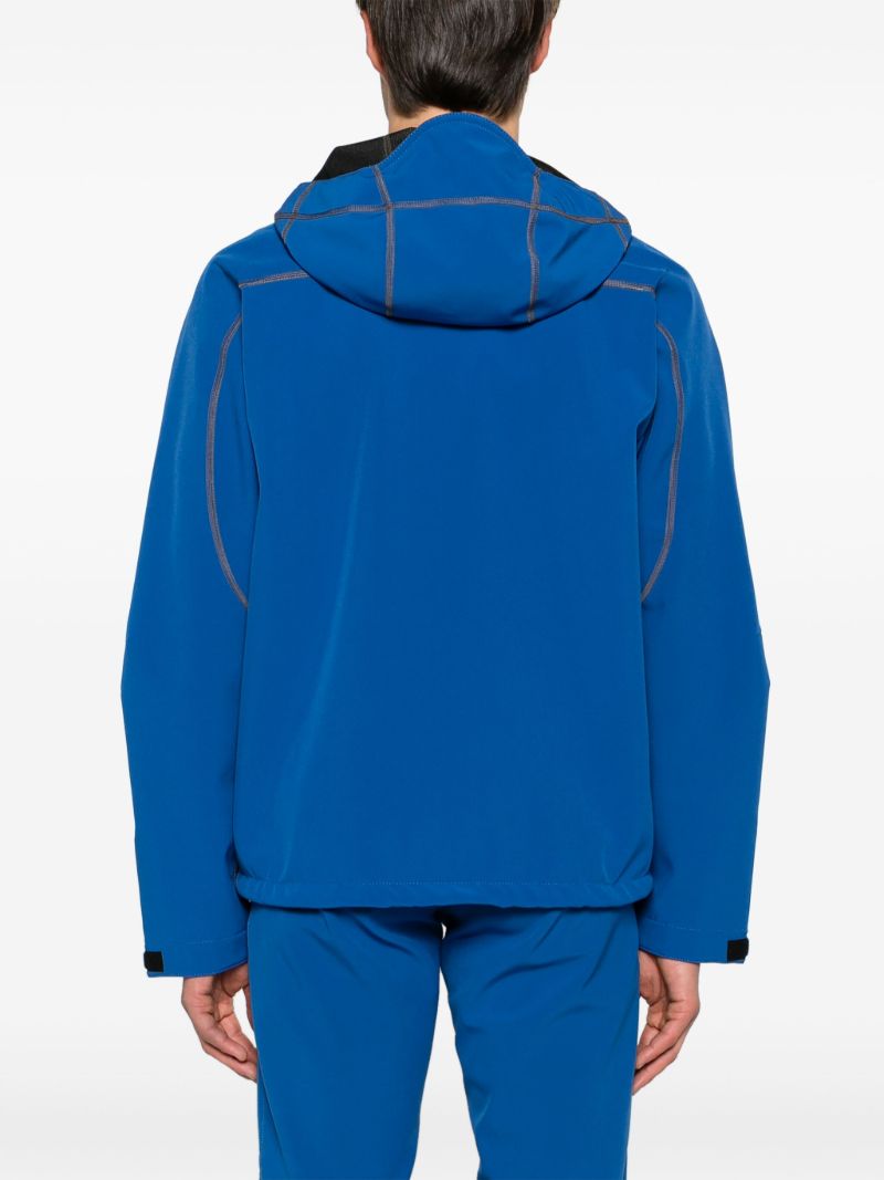 Blue VatnajÃ_x0083_Â¶kull Hooded Perfomance Jacket