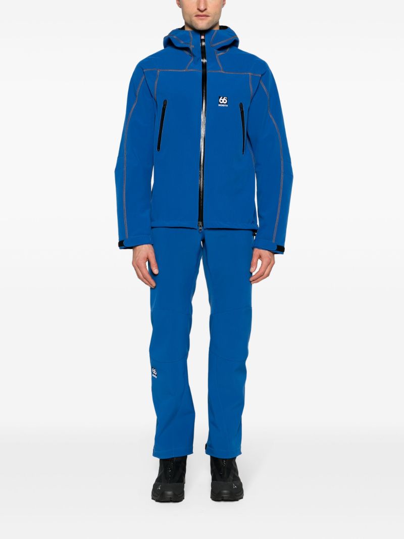 Blue VatnajÃ_x0083_Â¶kull Hooded Perfomance Jacket