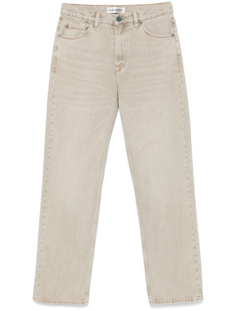Formal Cut Straight Jeans