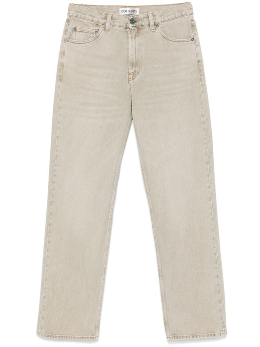 Formal Cut Straight Jeans