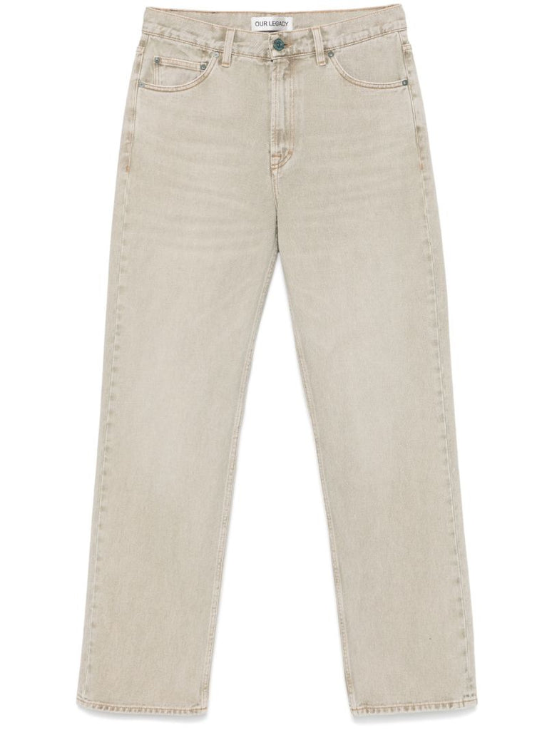 Formal Cut Straight Jeans