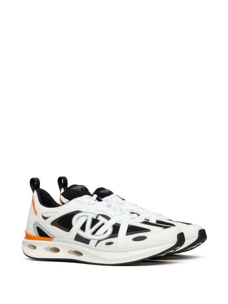 White Vlogo Easyjog Leather Sneakers