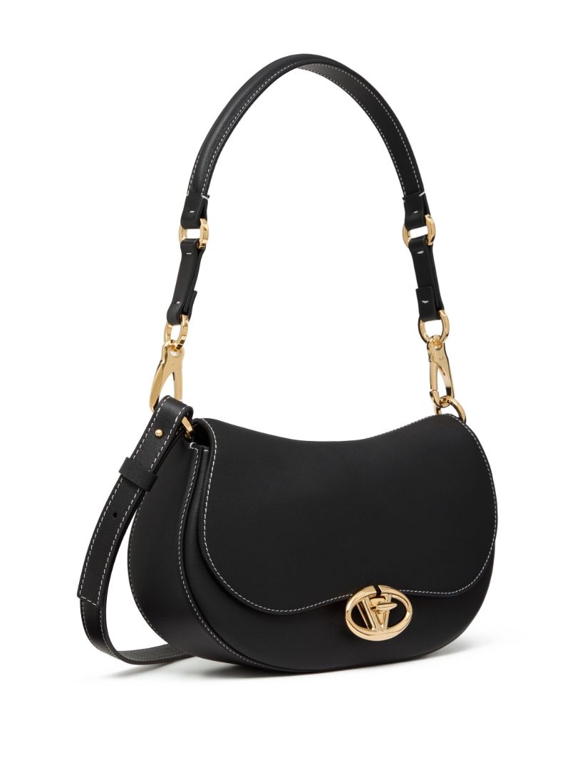 Black Ohval Small Shoulder Bag