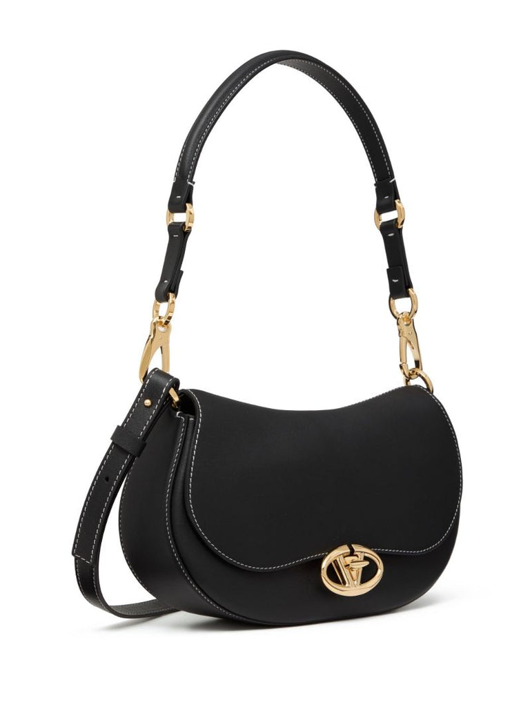 Black Ohval Small Shoulder Bag