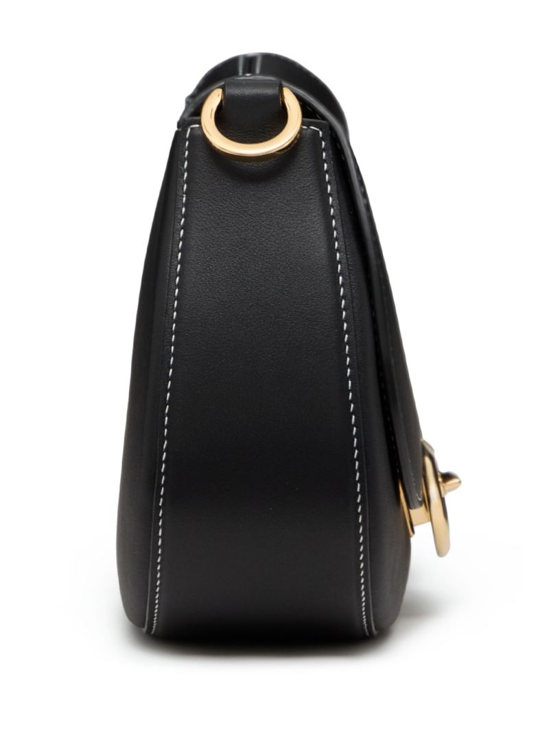 Black Ohval Small Shoulder Bag
