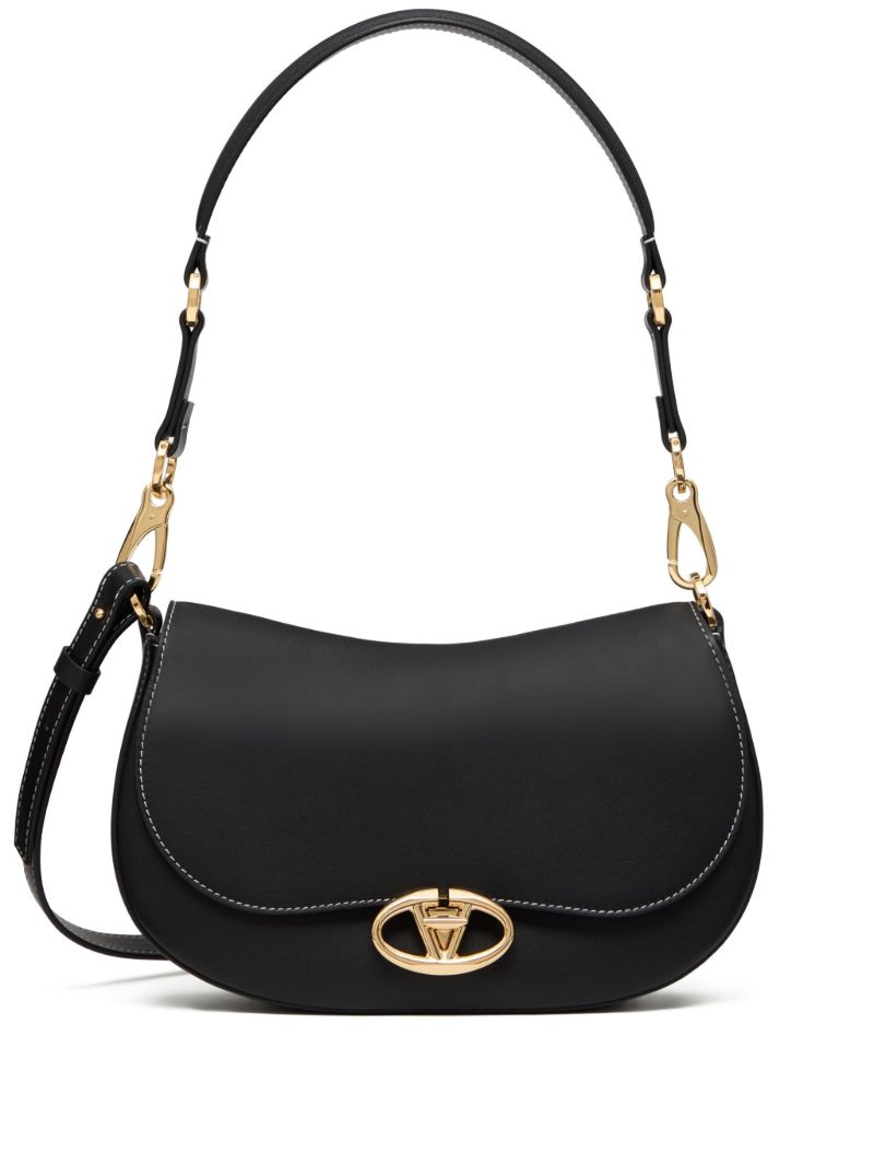 Black Ohval Small Shoulder Bag