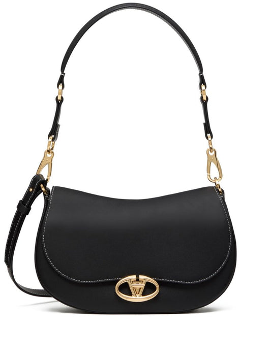 Black Ohval Small Shoulder Bag