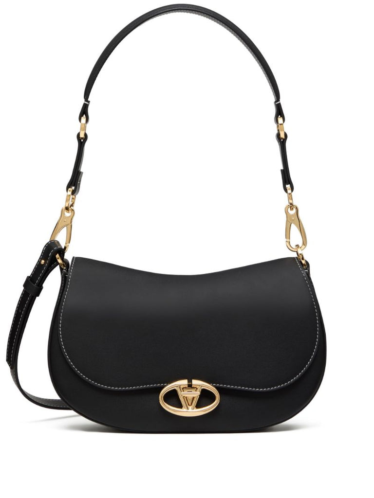 Black Ohval Small Shoulder Bag