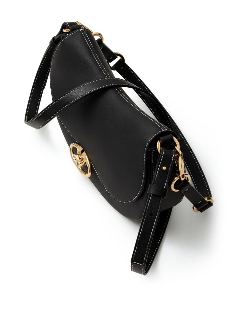 Black Ohval Small Shoulder Bag