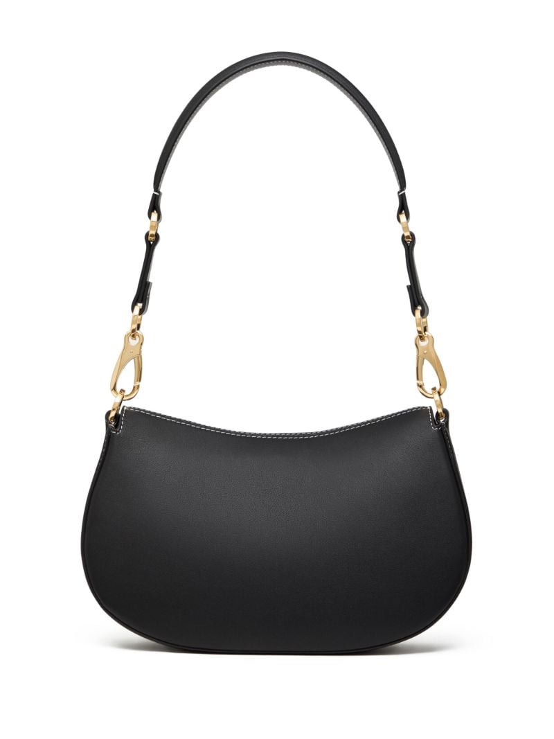 Black Ohval Small Shoulder Bag