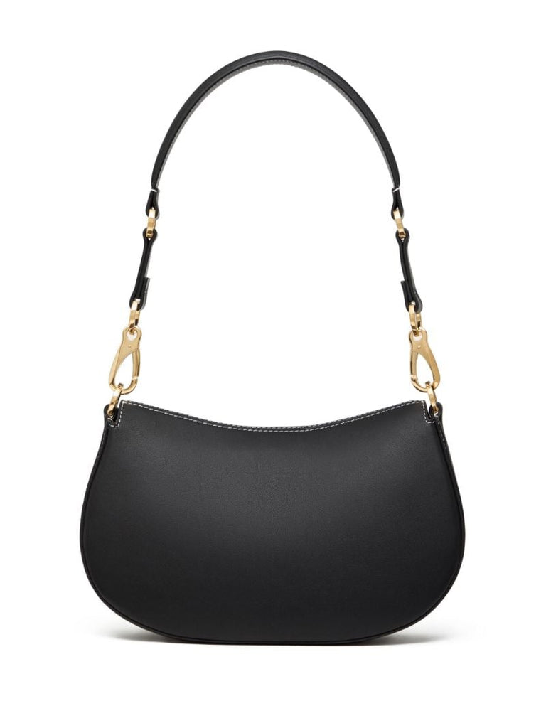 Black Ohval Small Shoulder Bag