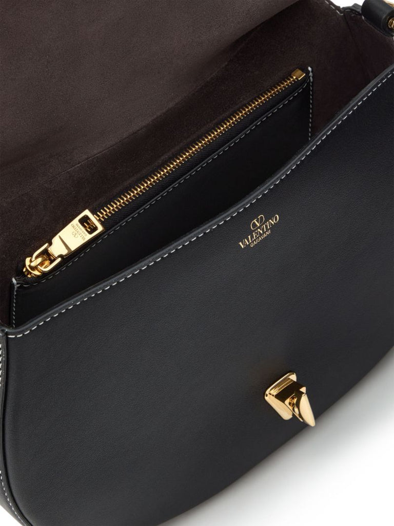 Black Ohval Small Shoulder Bag