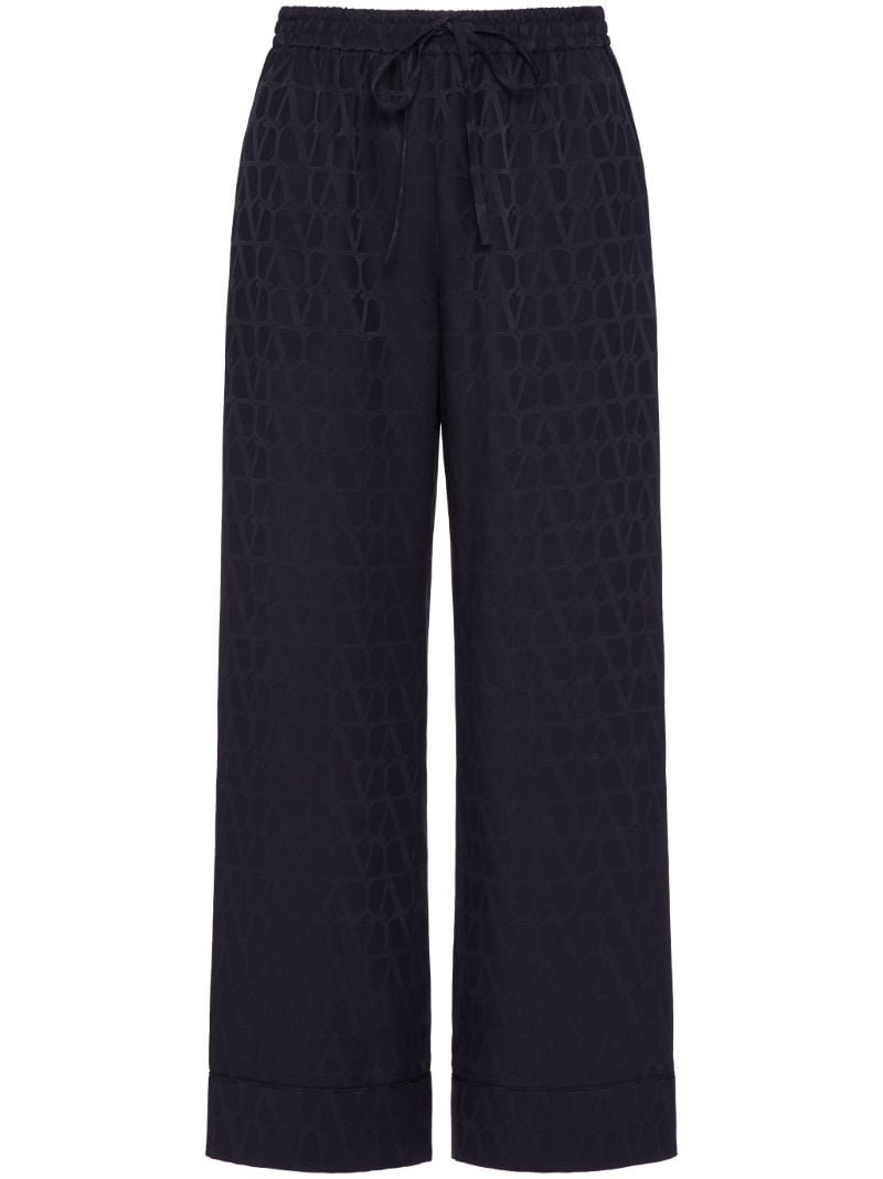 Blue Toile Iconographe Cropped Trousers