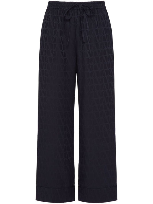 Blue Toile Iconographe Cropped Trousers