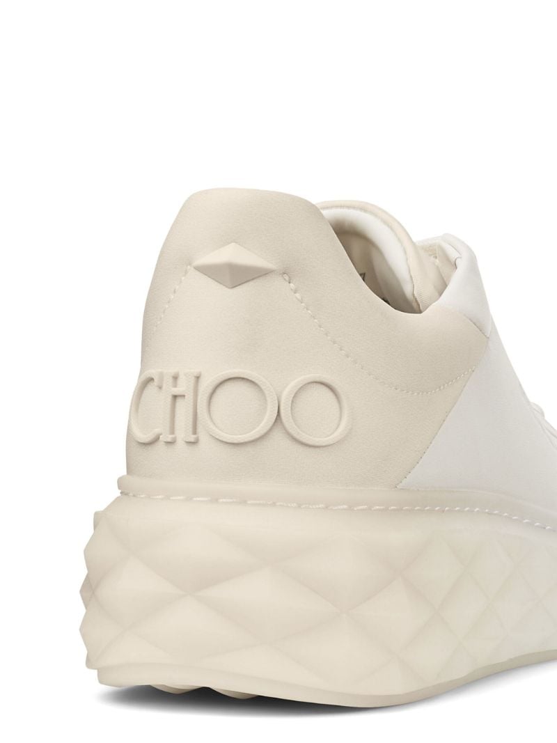 White Diamond Maxi/f Ii Leather Sneakers