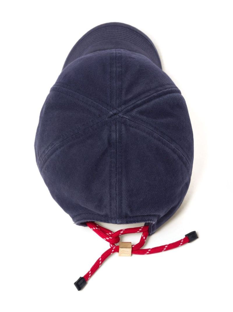 Blue Logo-embroidered Baseball Cap