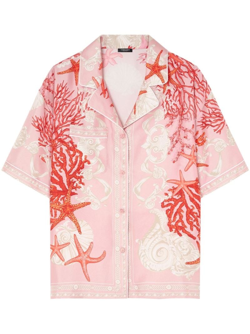 Pink Barocco Sea Silk Shirt