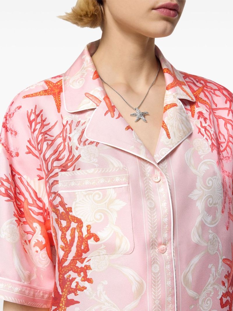 Pink Barocco Sea Silk Shirt